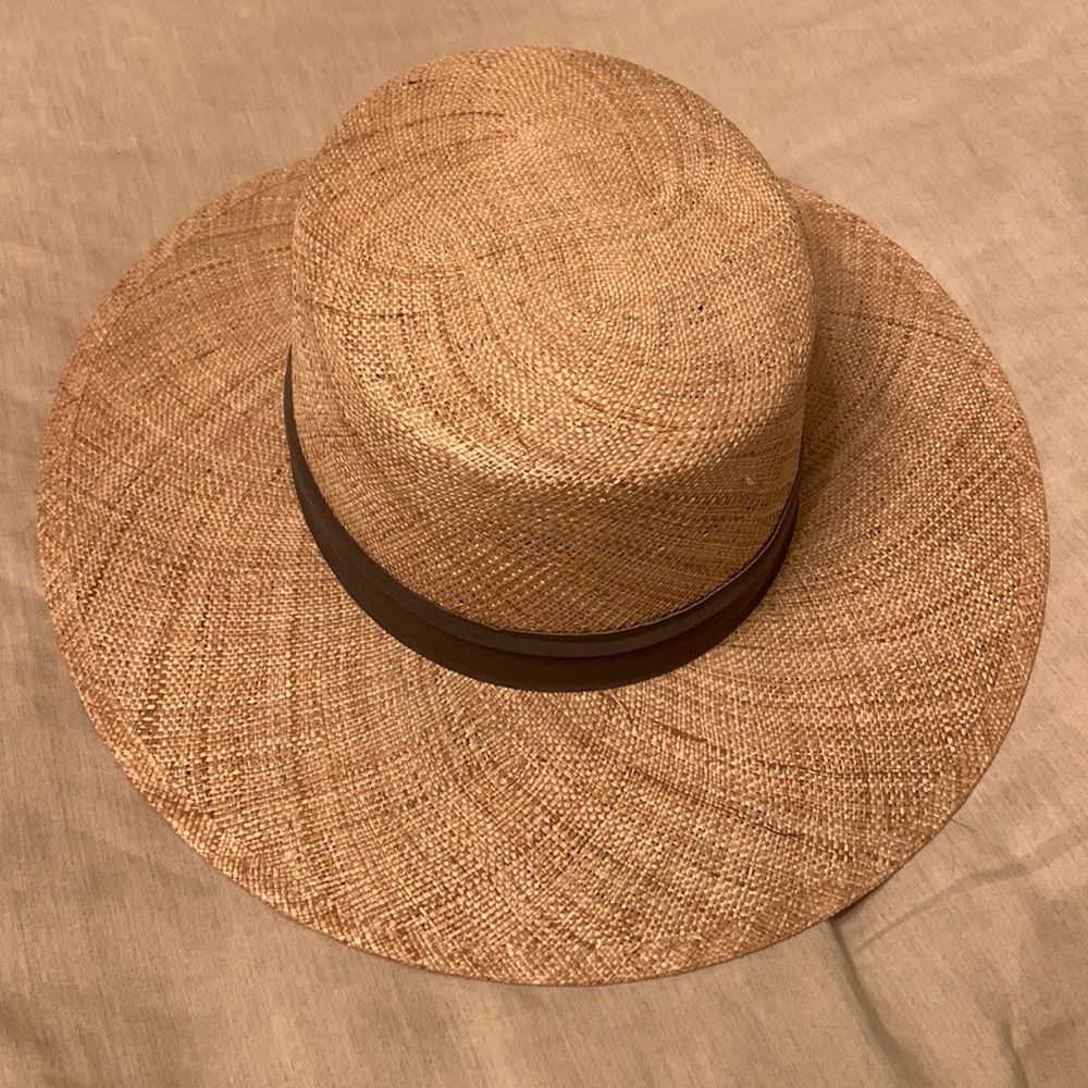 Janessa Leone straw hat. Size Medium.